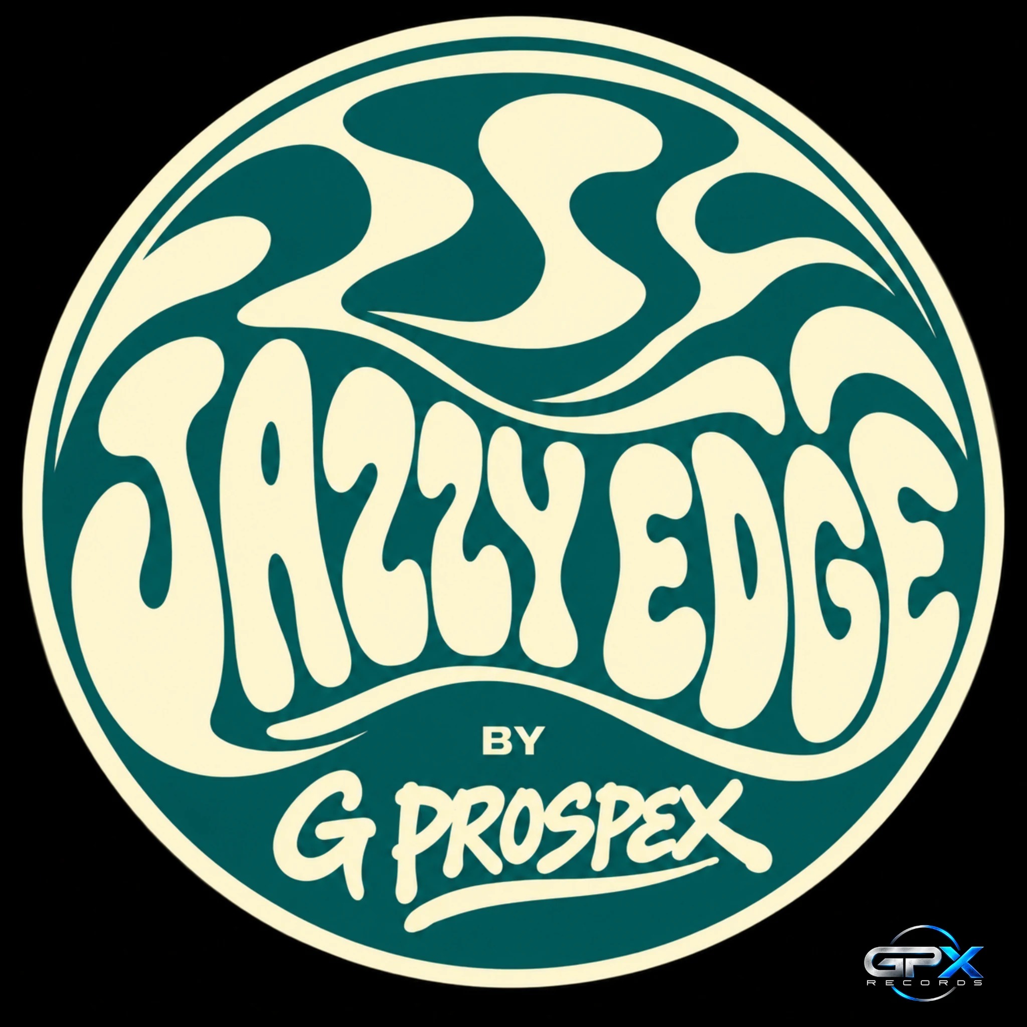 Jazzy Edge by G Prospex — official cream and teal cover artwork with GPX Records logo